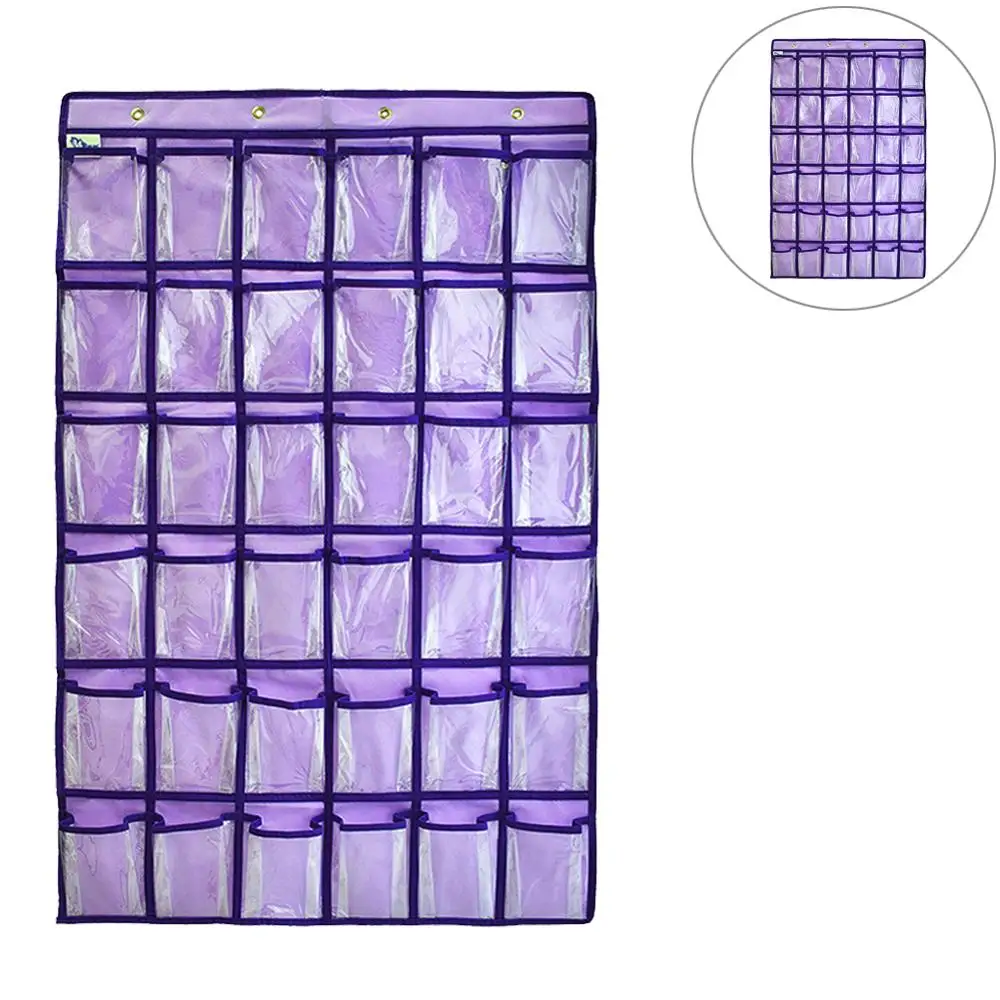 Новый дизайн 6 цветов Опциональная настенная дверь карманная Таблица органайзер