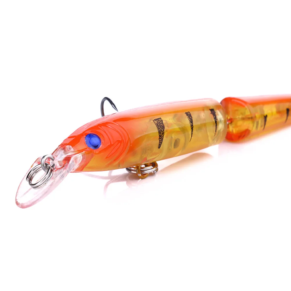 1 шт. мульти Соединенные гольян наживки для рыбалки приманки Swimbait 10 5 см 9 г наживка