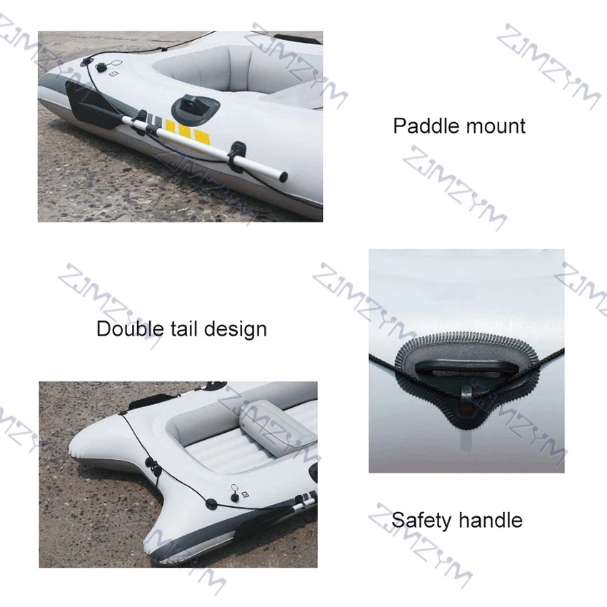 Надувная лодка-Каяк лодка для рыбалки гребли из ПВХ плот максимальная нагрузка 185