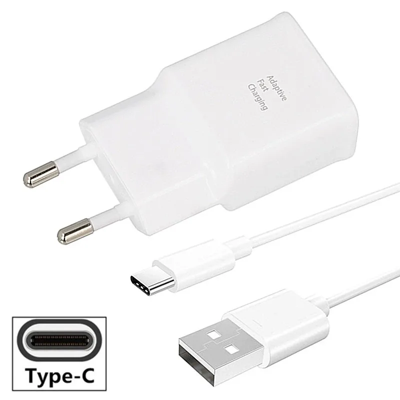 

Сетевое зарядное устройство USB, 5В, 2А, USB кабель, Type-C, 1 м, белый, подходит для Samsung Galaxy Feel 2, A51, A50, A70, A20, A91, S8, S9, A71, S21