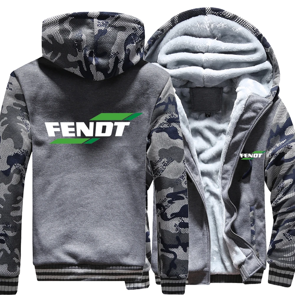 

Winter FENDT Hoodies Mens Camouflage Sleeve Jacket Coat Fleece Fashion Thicken Man Long Sleeve Zipper Sweatshirt Tops