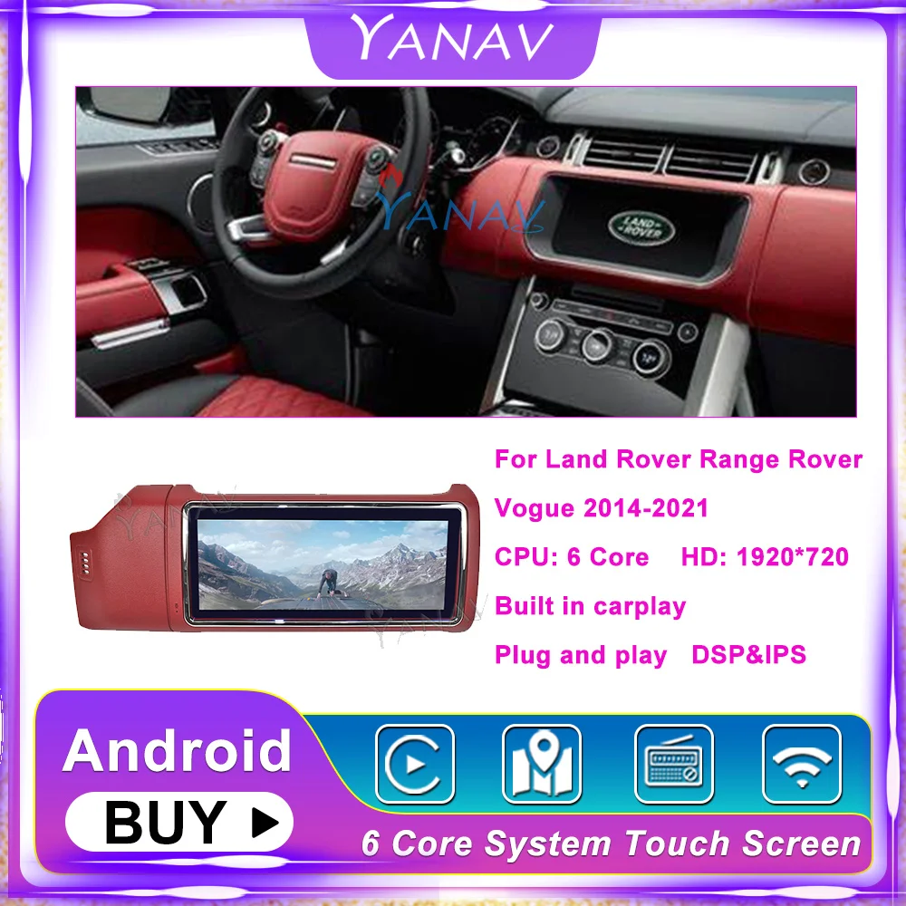 

12.3 inch PX6 Android Car Radio For Land Rover Range Rover Executive Edition L405 2014-2021 Multimedio Player GPS Naviga Carplay