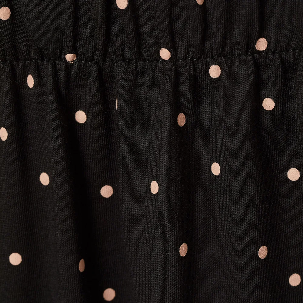 Germinate Polka Dot Pajamas Sets Women Summer Cotton Cute White T Shirt Tops Shorts Home Sleepwear Nightwear PJS Teen Girls