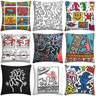 Наслаждайтесь жизнью с нами, наволочка для подушки, абстрактное искусство, искусство, Декор, наволочка для подушки, домашний чехол 40*40 см