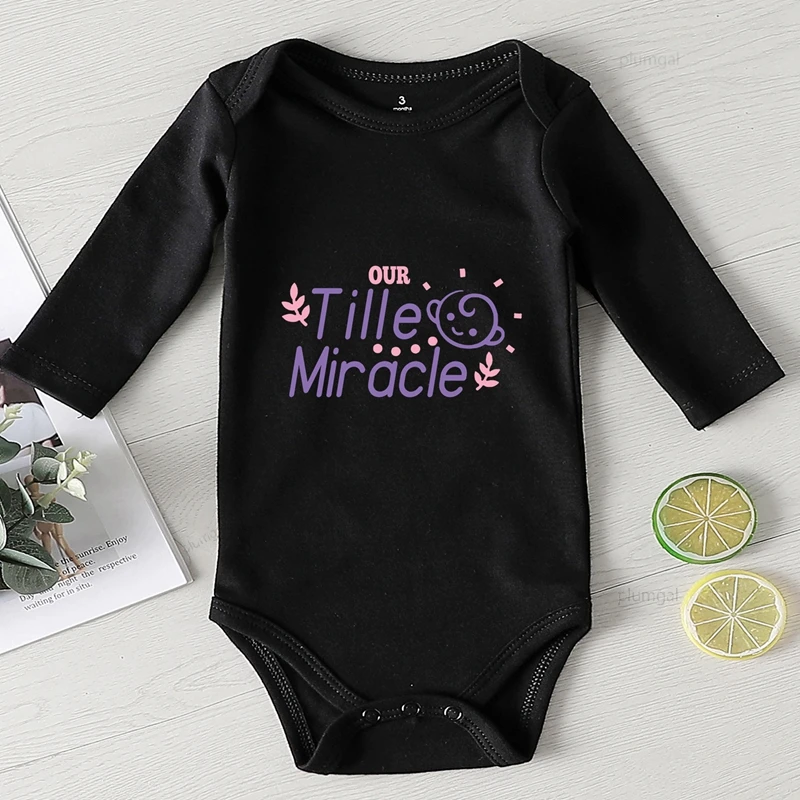Our Tille/костюм для новорожденных с чудесным принтом Одежда маленьких девочек