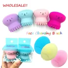 1 шт., силиконовая щетка в форме осьминога для глубокой очистки лица