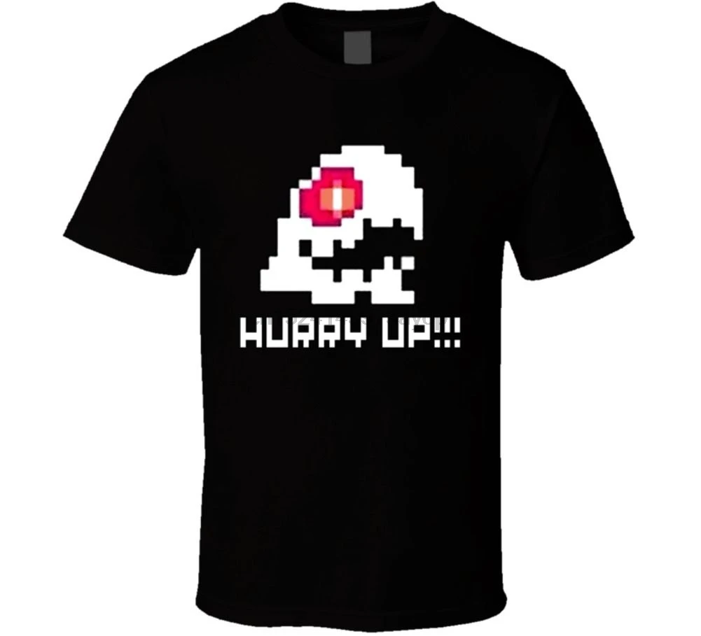 Bubble Bobble Поторопитесь забавная футболка с видеоиграми для мужчин и женщин