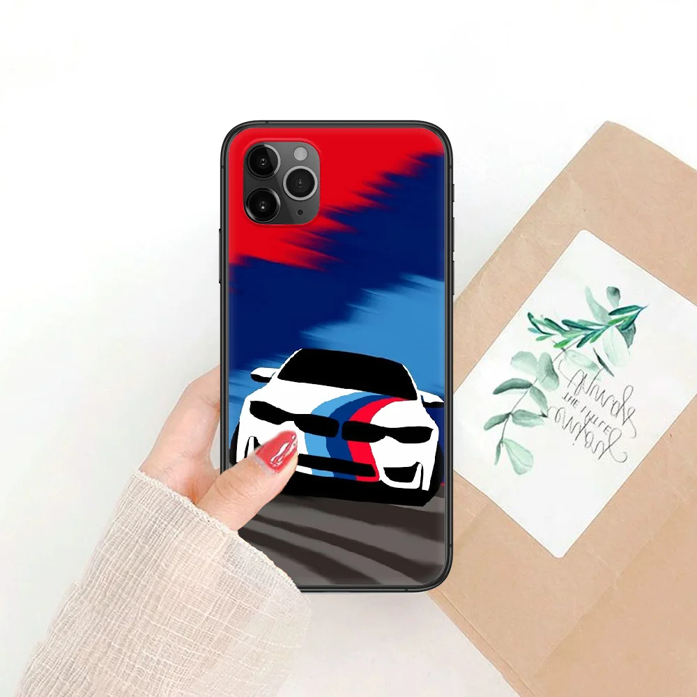 

Sports Car Brand BMW Phone Case Cover Hull For iphone 5 5s se 2 6 6s 7 8 12 mini plus X XS XR 11 PRO MAX black soft shell tpu