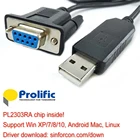 PL2303 USB RS232 DB9 Женский Серийный адаптер кабель кроссовера опрокидной нулевой модем Prolific NMC для STB Smart TV IPTV для гостиниц TV