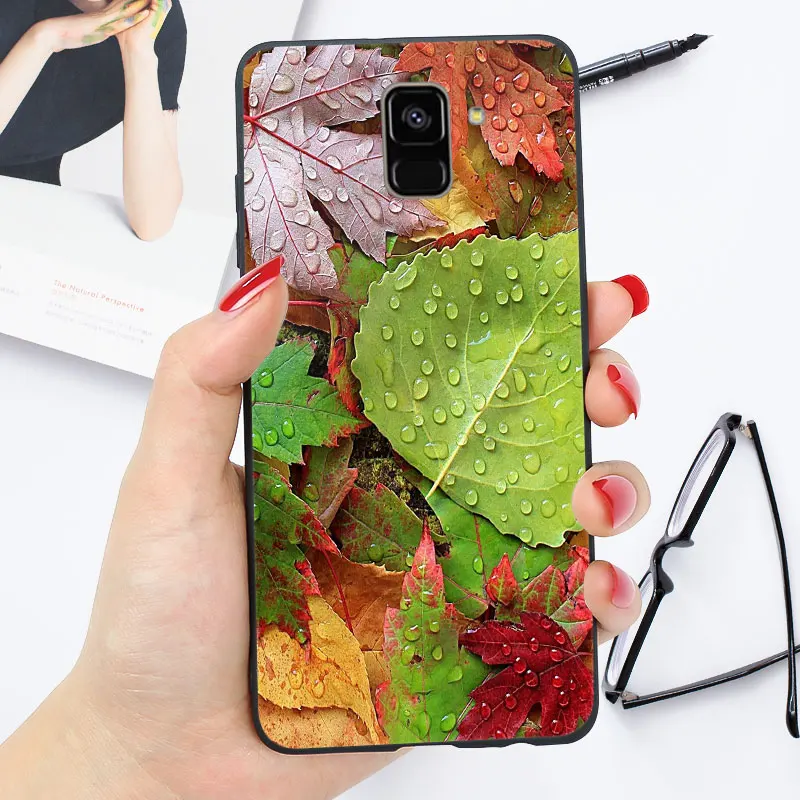 xx21 Чехол для samsung J4 Plus чехол Galaxy J6 плюс J3 J5 J7 чехол Крышка Глянцевая блестящая Coque - Цвет: xx21