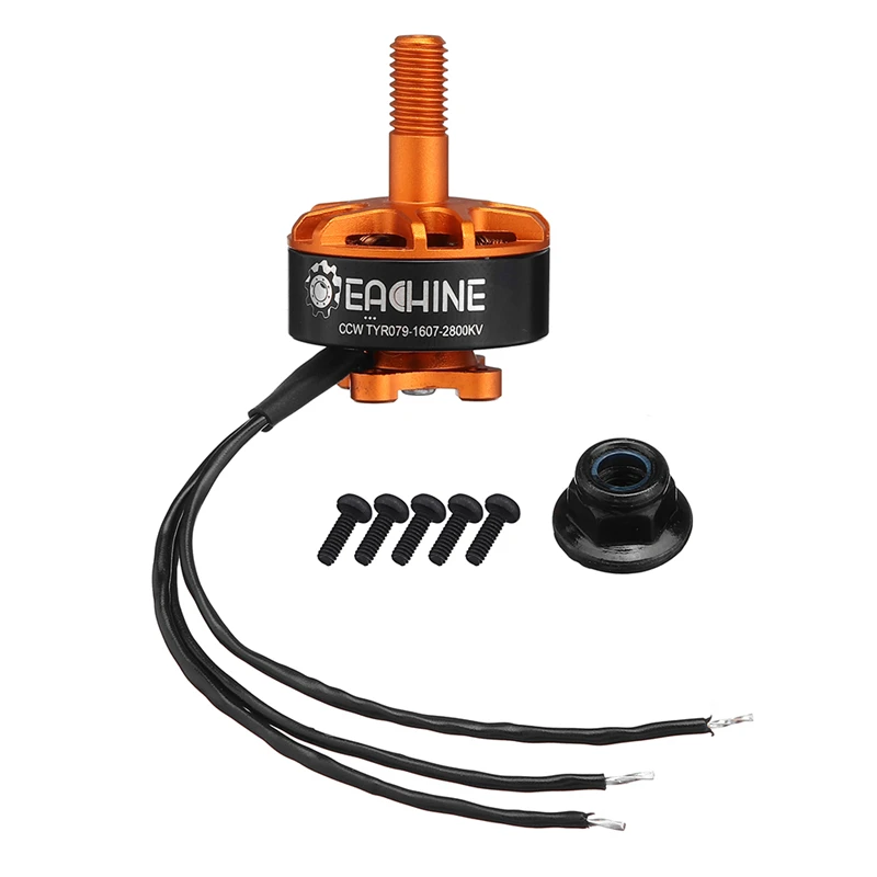 

Eachine Tyro79 3 Inch DIY Version FPV Racing RC Drone Spare Part 1607 2800KV 2-4S Brushless Motor
