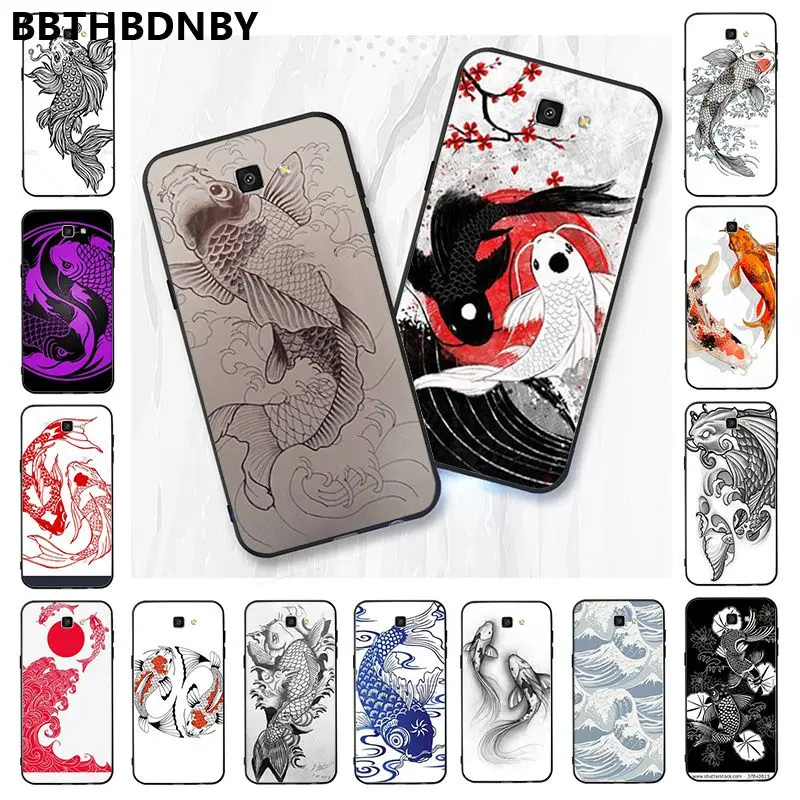 Чехол для телефона Карп черный мягкий термополиуретановый мобильного с