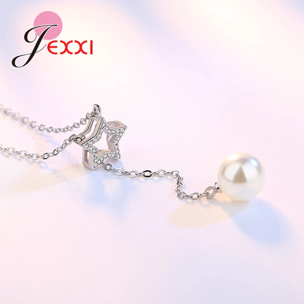 Женские Подвески из стерлингового серебра 925 пробы кристалл кубический циркон