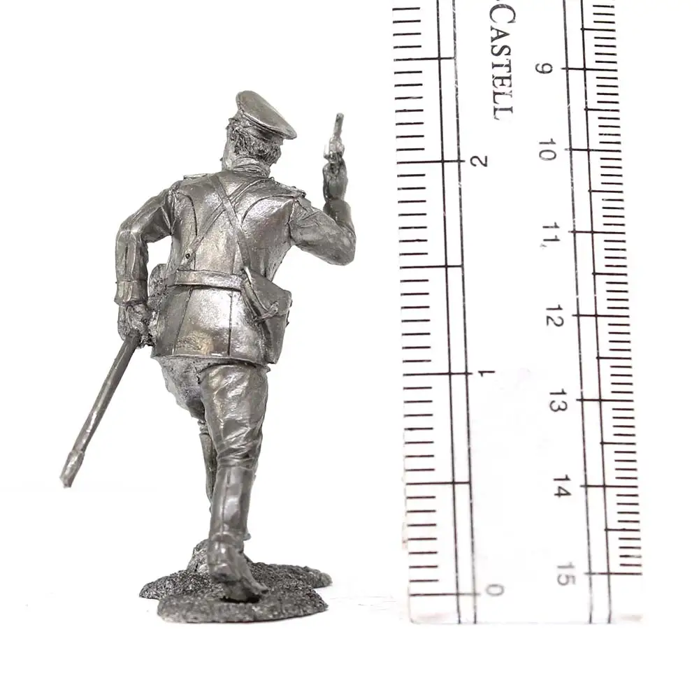 Подполковник пехотного полка Россия 1914 год - оловянный солдатик фигурка 54 мм P268