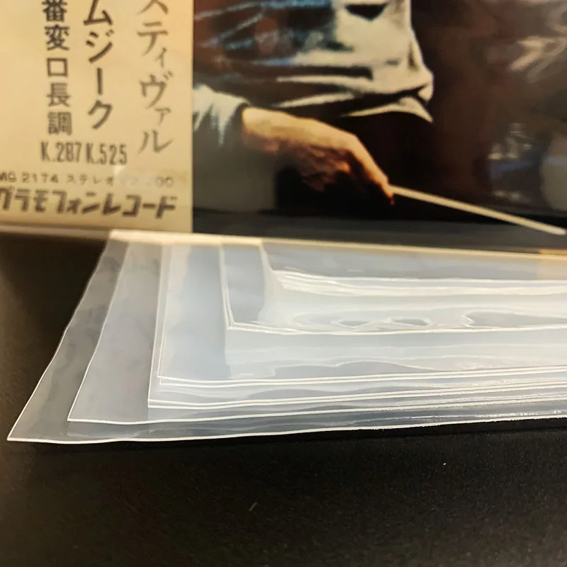 50 шт. Защитные чехлы для пластиковых дисков 12 дюймов