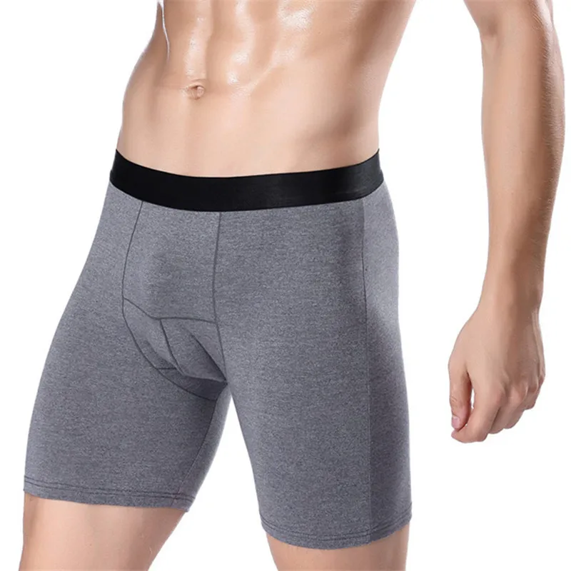 

2021 New Color Cotton Men's Underpants 4XL Large Size Sexy Boxershorts Underwear Men Running Sport Boxers Cotton Soft Breathable