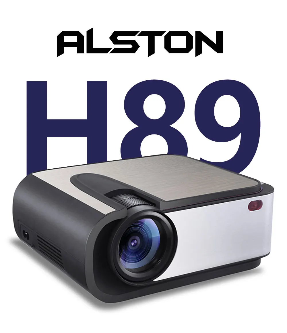 ALSTON H89 Full HD светодиодный проектор 2200 люмен светодиодный видеопроектор домашний кинотеатр wifi Miracast/Airplay Proyector USB AV SD HDMI VGA