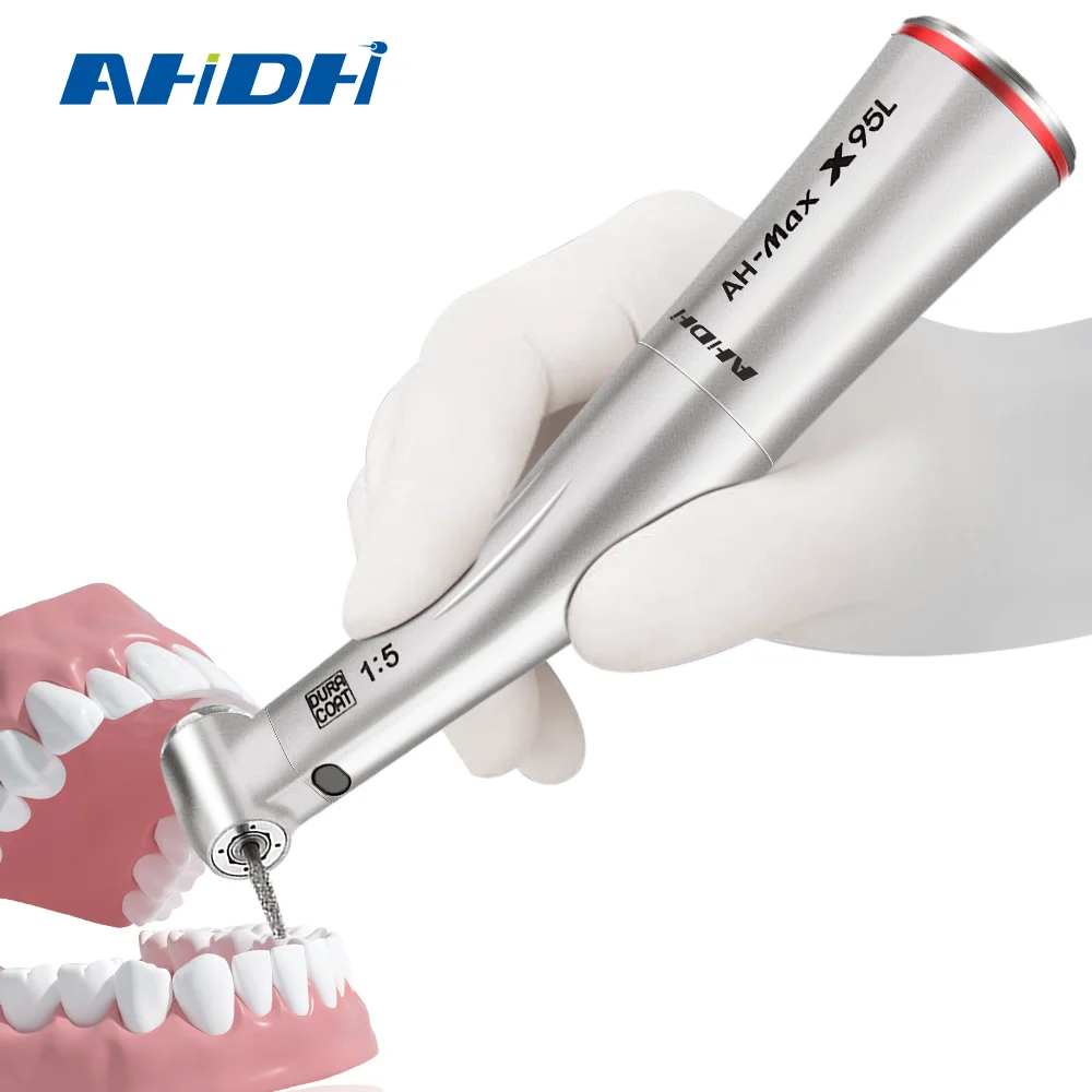 

X95L 1:5 Increasing Low Speed Fiber Optic Contra Angle Dental Handpiece E-Type Electric Micromotor