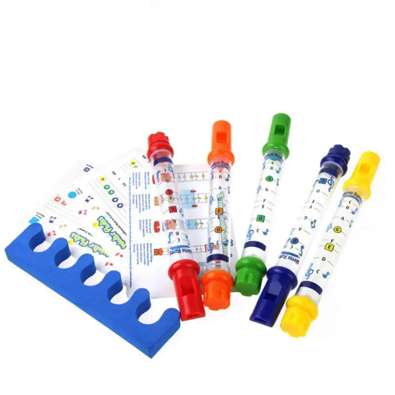 

Children's Water Flute Toy Colorful Water Flutes Bath Tub Tunes Toy Fun Music Sounds Bathtub Shower Pool Bathroom Toy For Baby