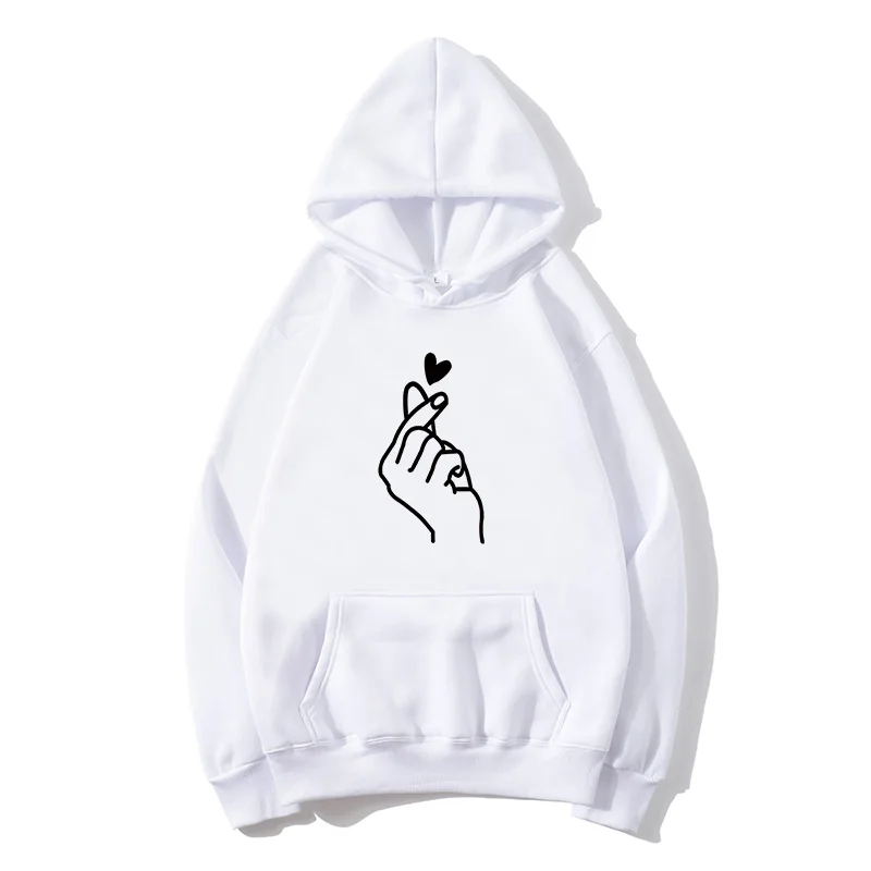 Womens Plus Size Hoodies New Spring Fashion Casual Hooded Personalized Outwear Than Heart Long Sleeve Comfort Oversized Hoodie