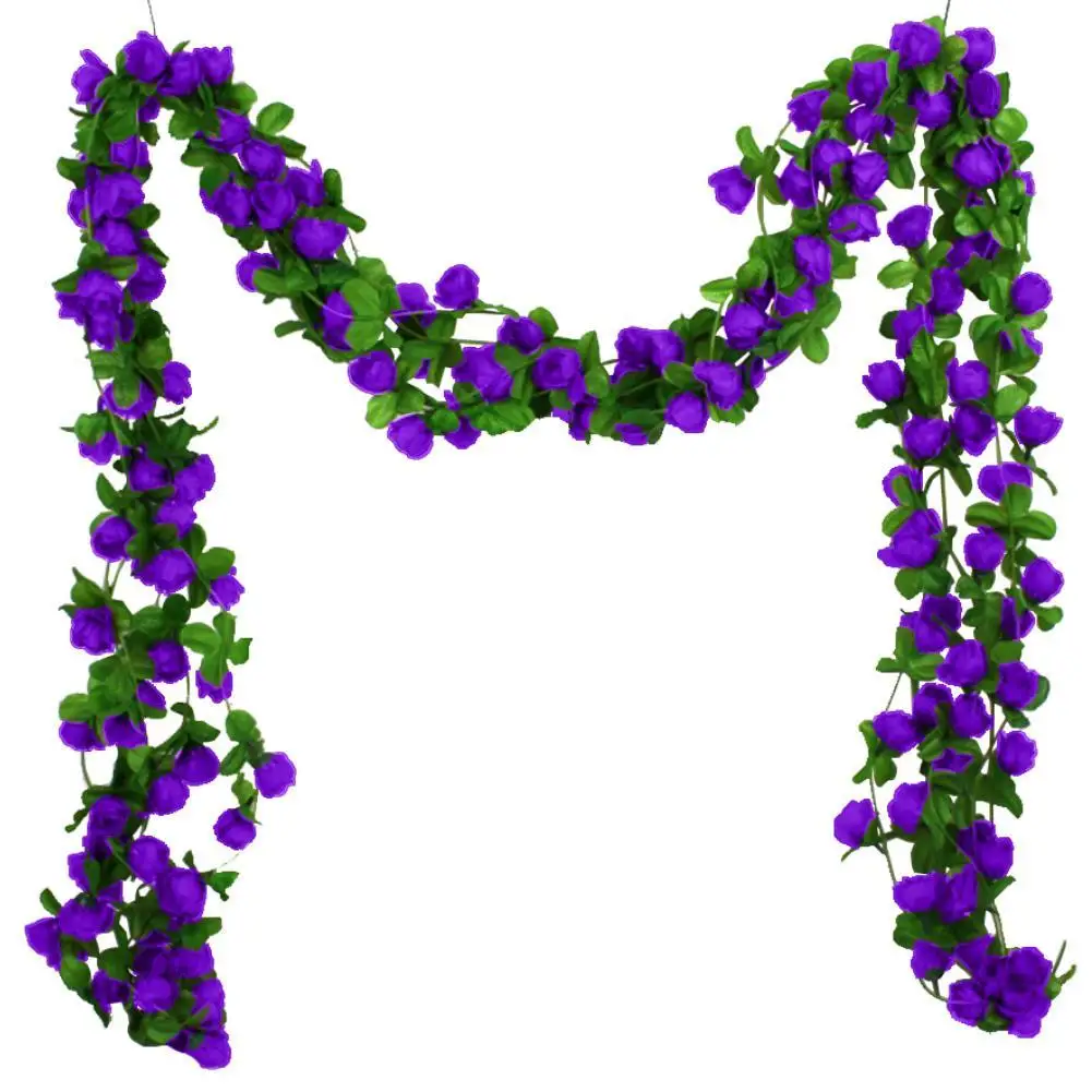 

Simulated Rose Vine Garland Garden Party Festival Hotel Wedding Office Decor