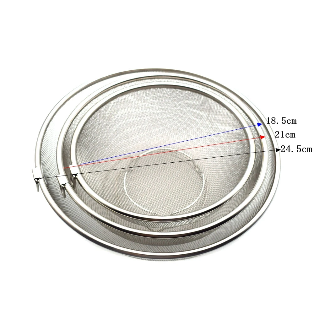 Ситечки из нержавеющей стали кухонная сливная корзина ситечко для мытья фруктов
