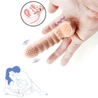 Взрослые Пары БДСМ игры вибратор на палец женский оргазм Стимулятор клитора бондаж аксессуары Пояс верности секс-шоп