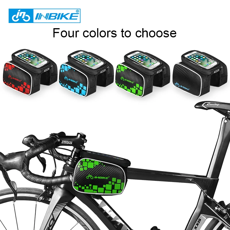 INBIKE сумки для шоссейного велосипеда MTB непромокаемые велосипедные с сенсорным