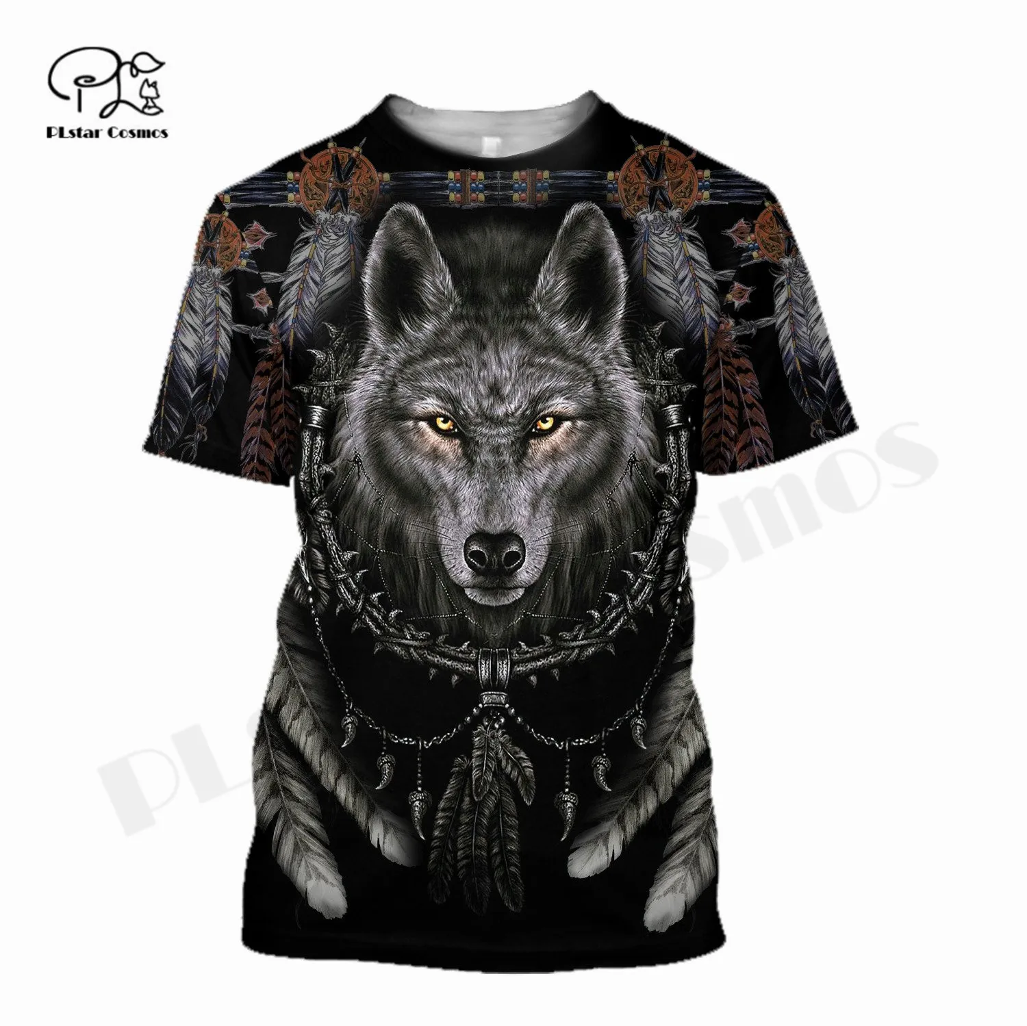 

PLstar Cosmos 3DPrint Newest Native Indian Tribe Art Unique Man/Woman Harajuku Streetwear Casual Funny T-Shirt Short Sleeve S-1