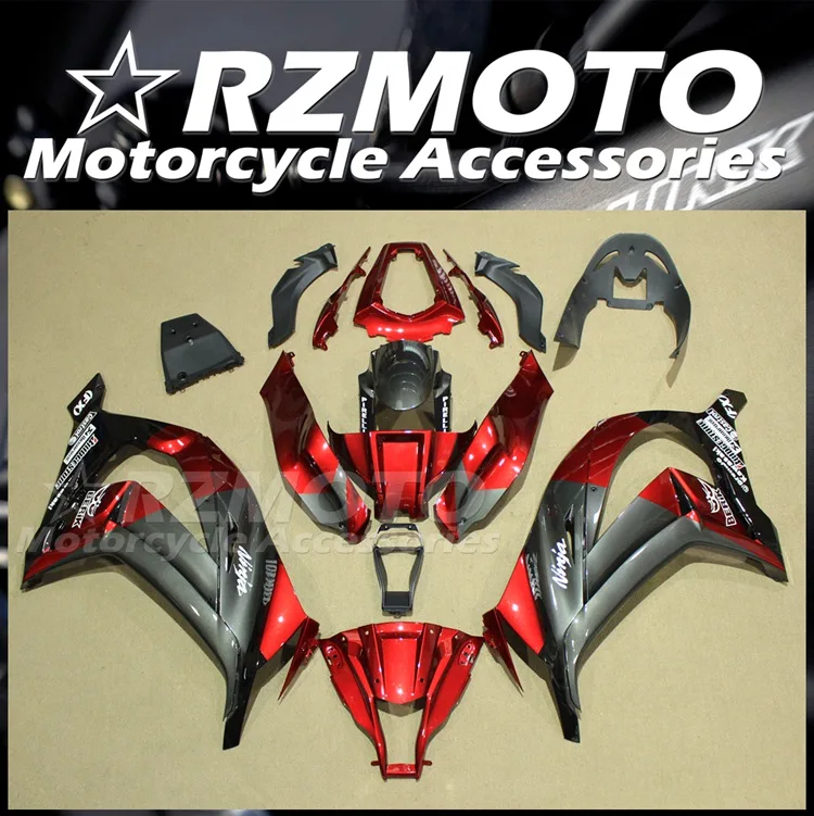 

Новый комплект обтекателей из АБС-пластика для kawasaki Ninja ZX-10R ZX10R 2011 2012 2013 2014 11 12 13 14 15 пользовательский серый красный FR