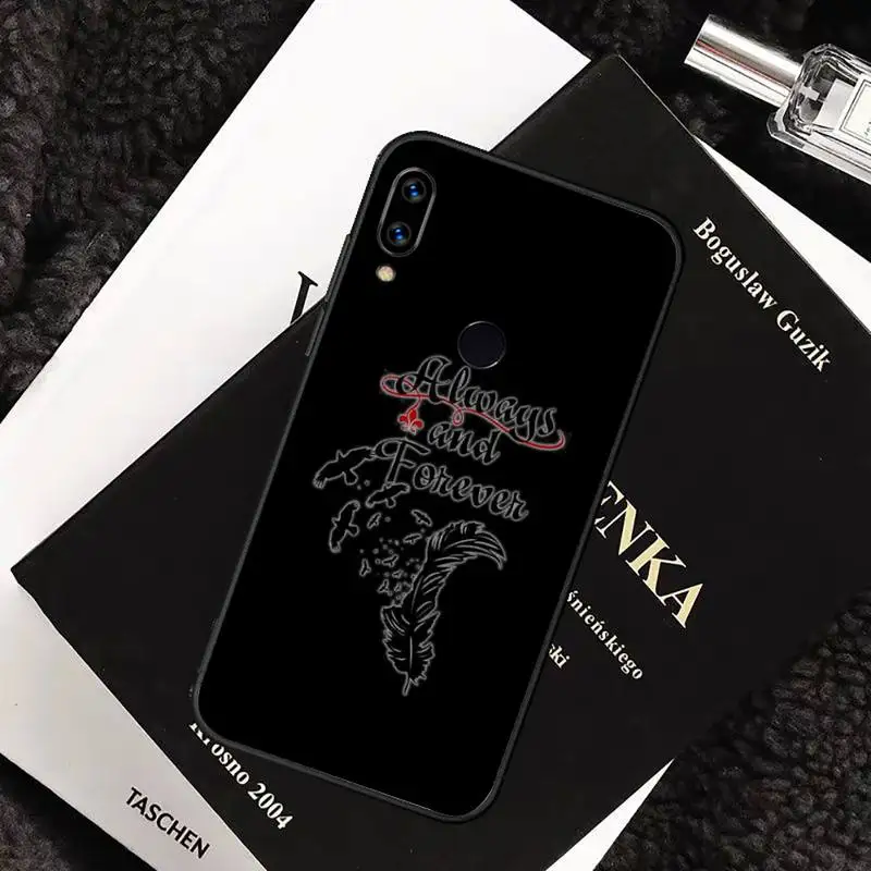 

the vampire diaries love movie Phone Case For iphone 7 8 11 12 Redmi note 7 8 9 S PRO X XR MAX plus Soft silicone funda
