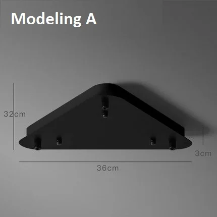 Modeling A LuKLoy подвесной светильник Потолочная пластина подвесной потолочный светильник навес Подвесная лампа потолочная Роза - Цвет: Modeling A