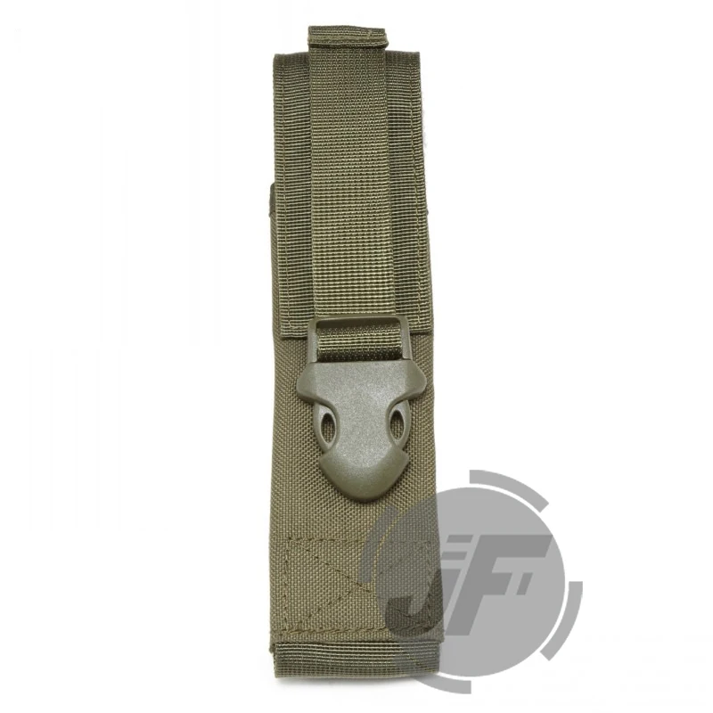 OD Чехол-держатель для фонарика MOLLE system Pouch MP5 MP7 одинарный подсумок 1000D нейлоновая тактическая сумка для фонарика - Цвет: OD