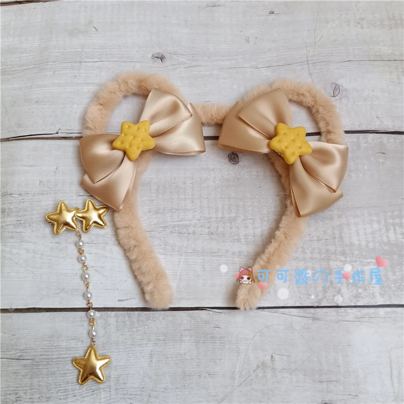 

KC cute bear ear hair bands hair ornaments butterfly lolita Lolita Lolita Japanese girls animal ears hair accessories KC cute be