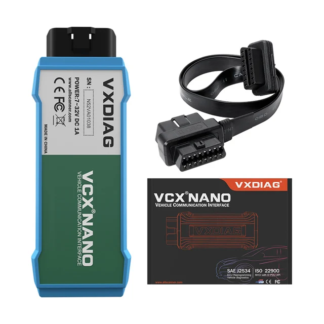 Автомобильные диагностические инструменты VXDIAG VCX NANO obd2 для VW V5.1.6/V7.1.1 Wi Fi/USB
