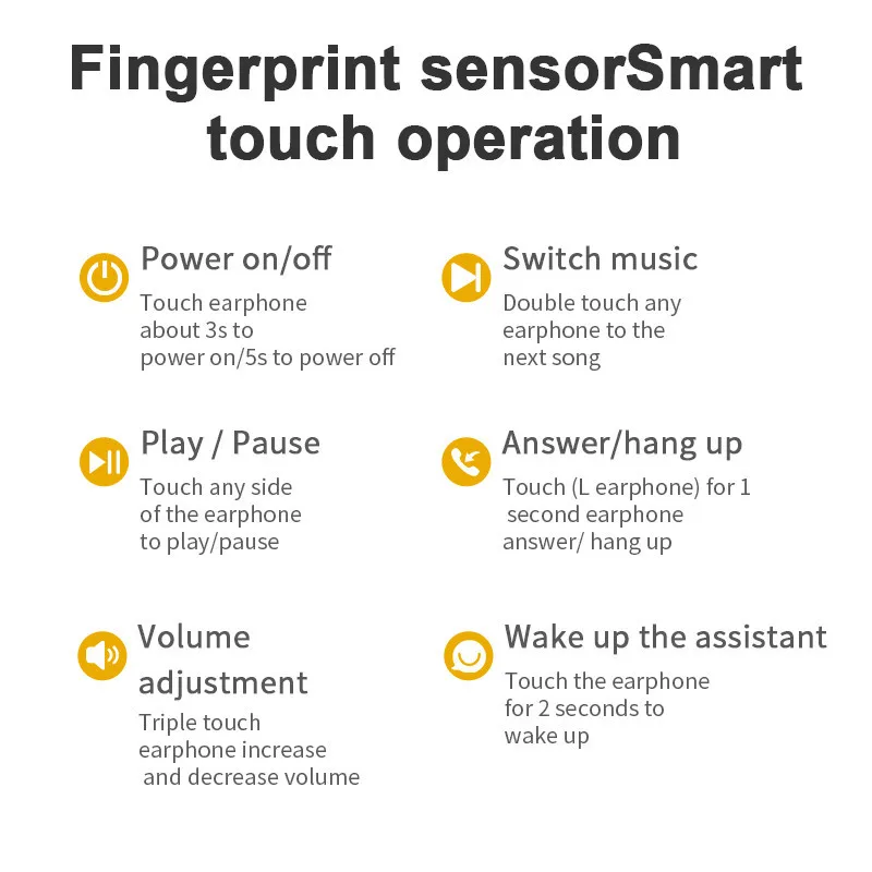 Беспроводные наушники Bluetooth 5 0 гарнитура Touch Mini ультратонкие спортивные для бега