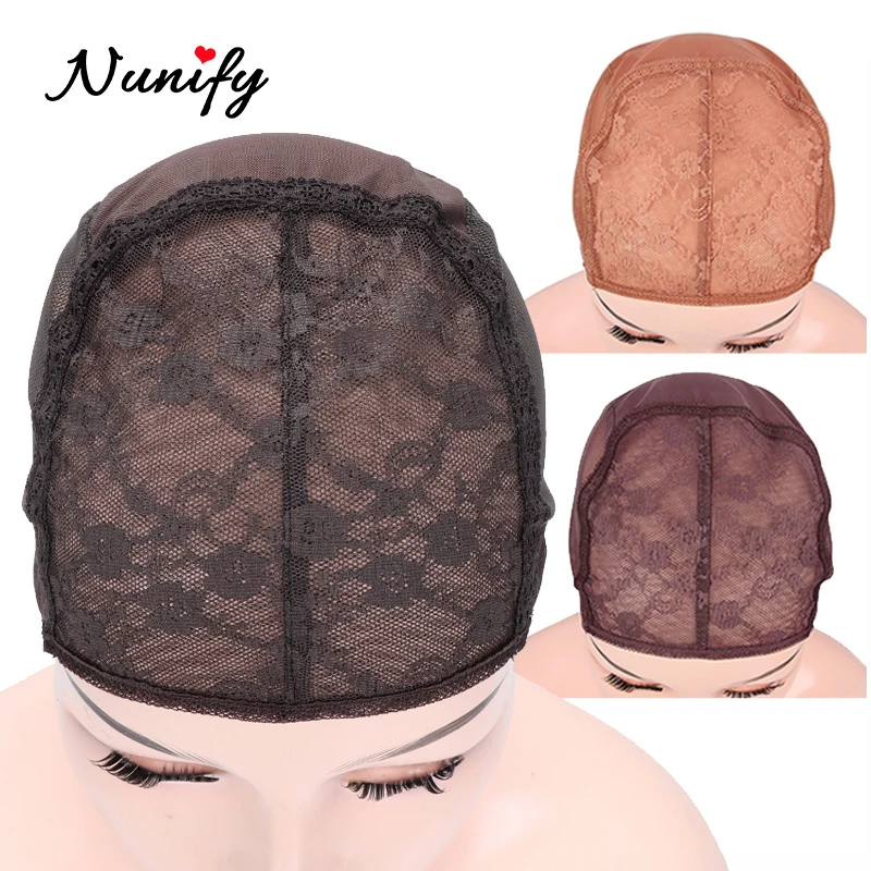 Лучшая шапочка для парика Nunify 3 шт./лот дешевые парики с регулируемым ремешком