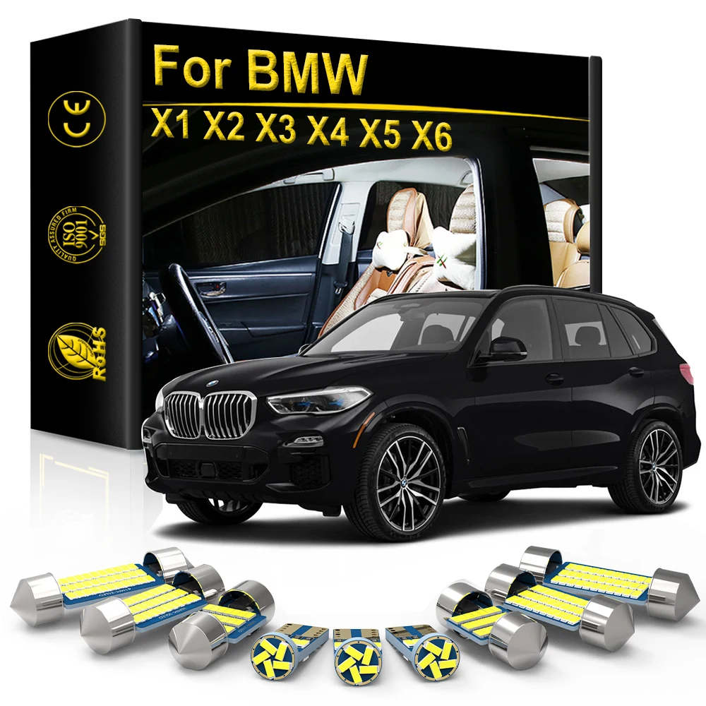 Interior LED Light For BMW X1 E84 F48 X2 F39 X3 E83 F25 X4 F26 X5 E53 E70 F15 F85 X6 E71 E72 Accessories Canbus Car Lighting 