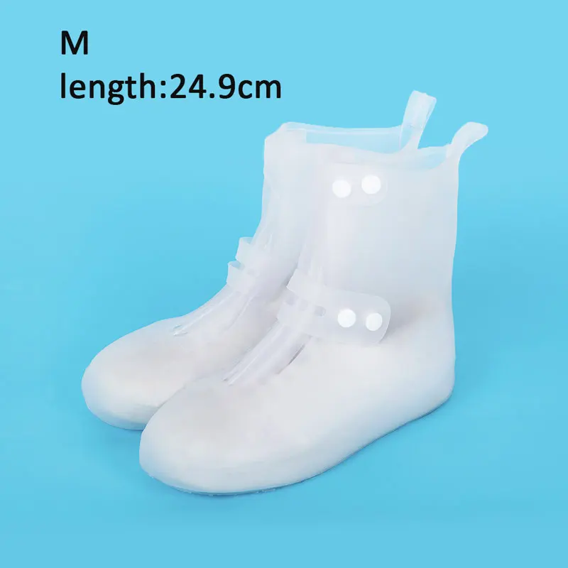 M Xiaomi Youpin портативные Нескользящие непромокаемые сапоги для мужчин и женщин с высоким голенищем водонепроницаемые чехлы для обуви износостойкие выходы в дождливый день - Color: M
