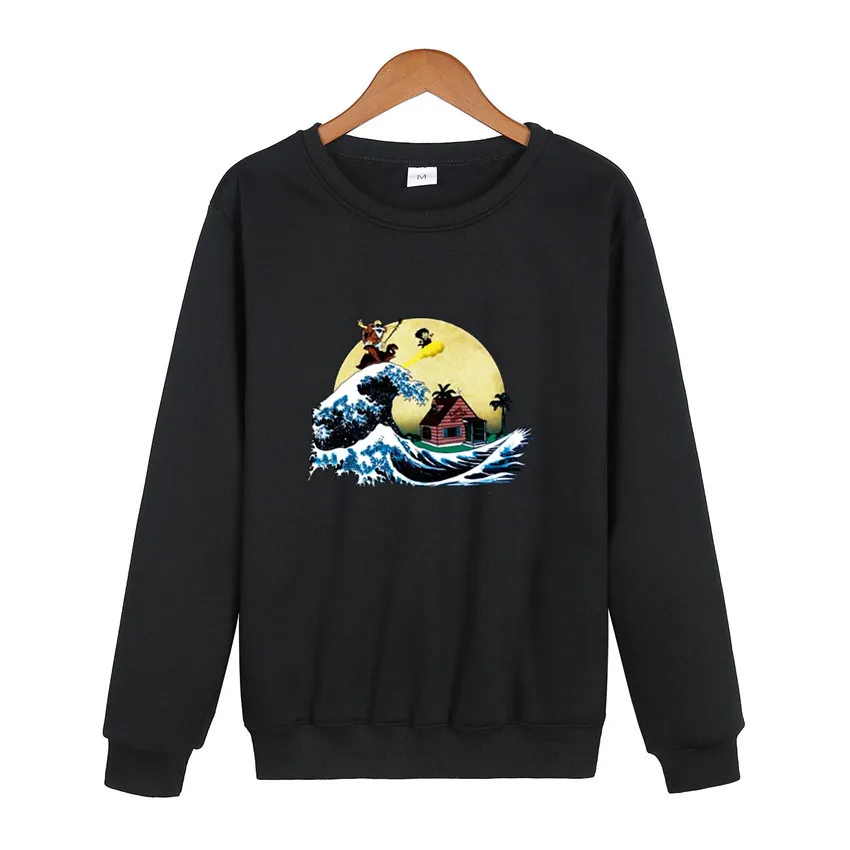 

Толстовка Goku Мужская/женская с японским аниме принтом, кофта с капюшоном и карманами, для косплея, Саян сон, Харадзюку