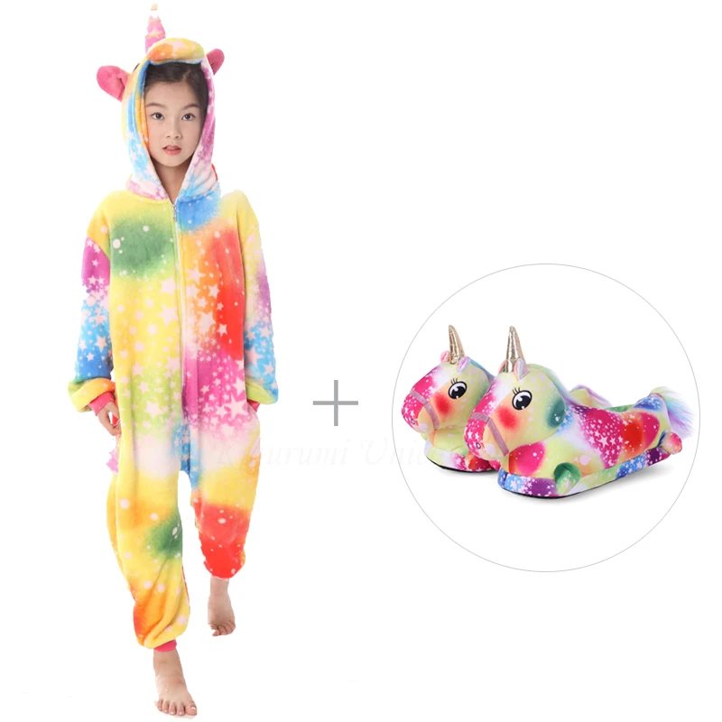 Пижама-кигуруми в виде единорога Пижама-комбинезон для взрослых животных рыб
