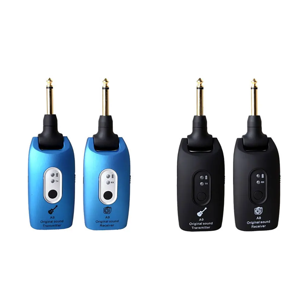 

1 Pair Electric Guitar 2.4GHz Wireless System Rechargeable Transmitter Receiver Music Equipment Accessories Attachment
