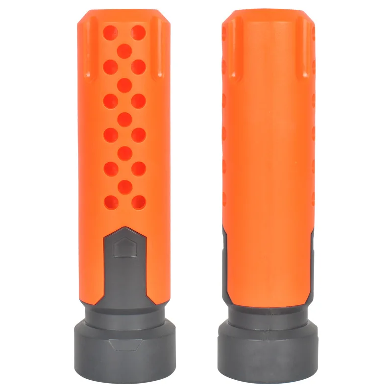 

1Pcs Toys Muffler Accessories Modified Front Tube Decoration for Nerf Orange Grey for Nerf Gun Accessory