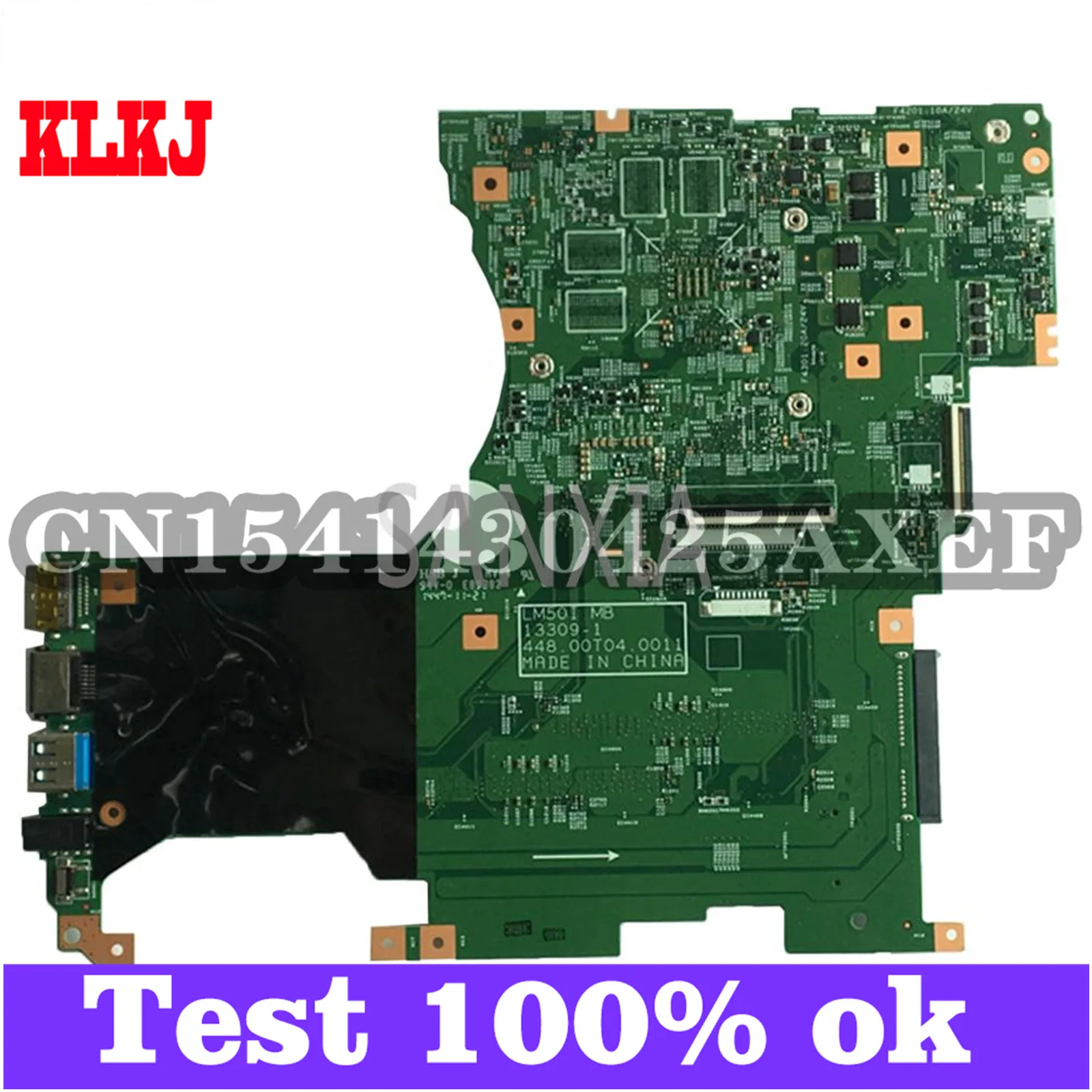 

KLKJ 13309-1 Laptop Motherboard For Lenovo Flex2-15 M50-70 Original Mainboard I5-4210U GT820M