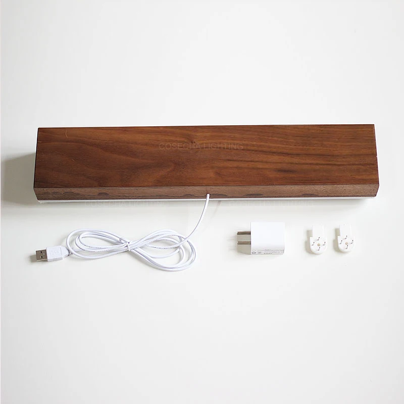 Скандинавские деревянные настенные бра светодиодный настенный светильник для