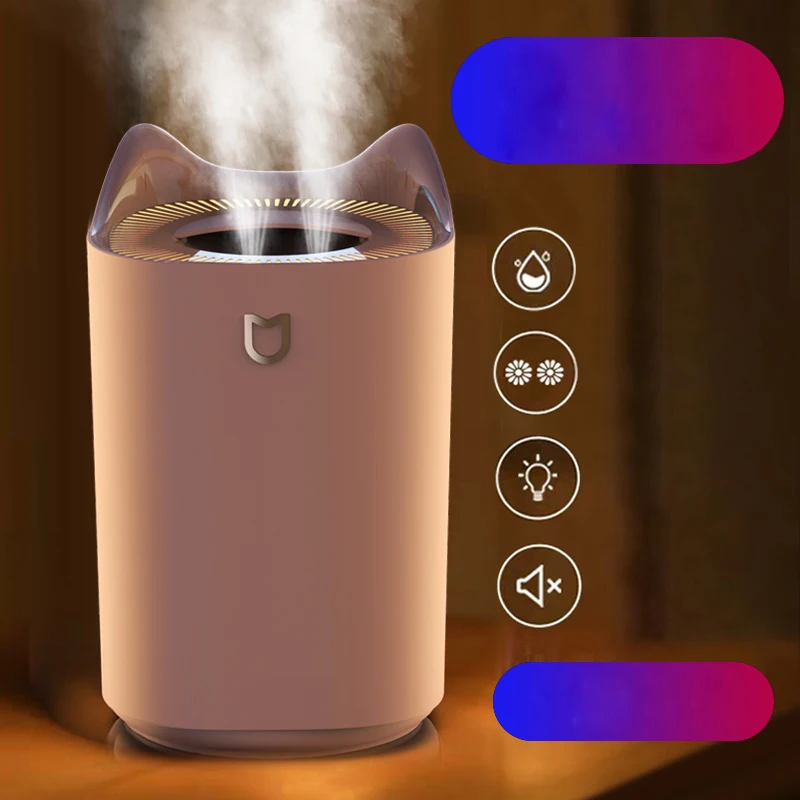 Офисный увлажнитель воздуха 3lс Ароматерапевтический освежитель с Usb