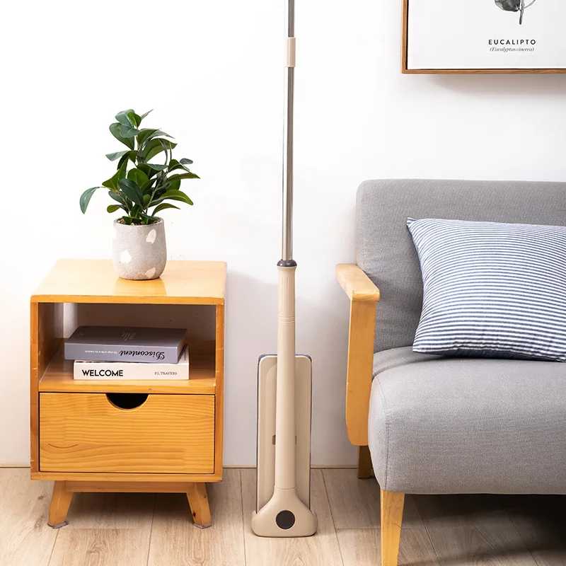 Телескопическая напольная плоская Швабра волокнистая ткань для домашнего