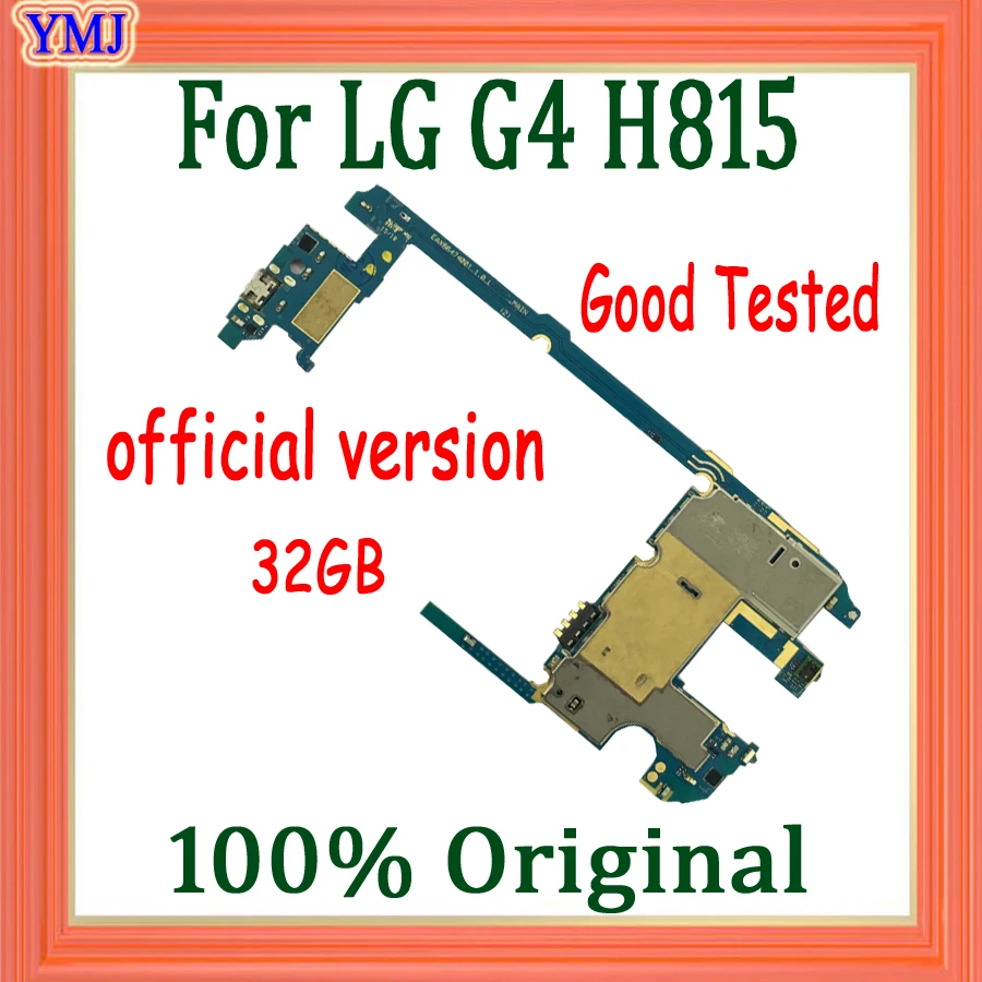 Полная Логическая плата для LG G4 H815 материнская с системой Android 32 ГБ 100%
