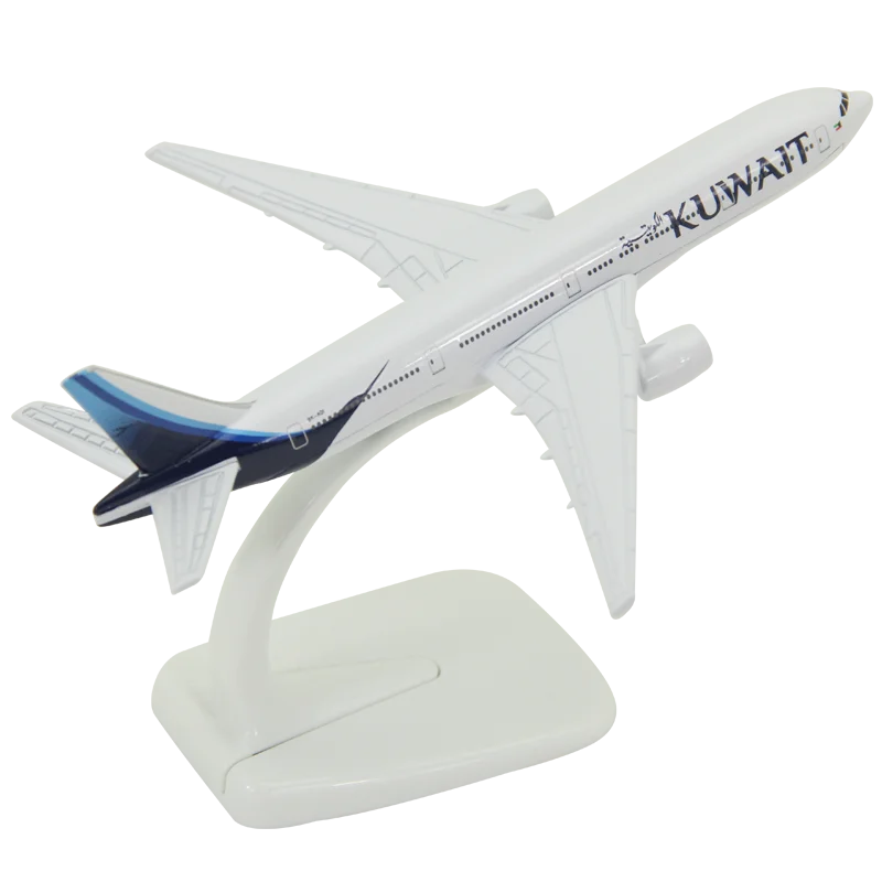 

16cm B777 Aircraft Model Boeing 777 Kuwait Airlines Aviation Alloy Airliner Gift 1:400 Diecast Decoration Simulation Aircraft