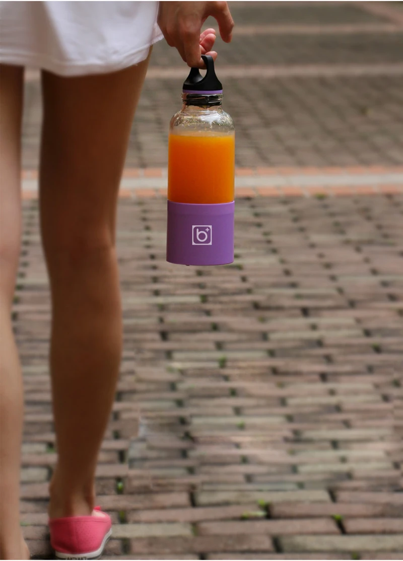 Соковыжималка электрическая портативная 500 мл с зарядкой от USB | Дом и сад